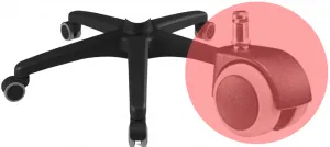 ENTELO Detská stolička DUO Black 6, sivá Jasmine 33