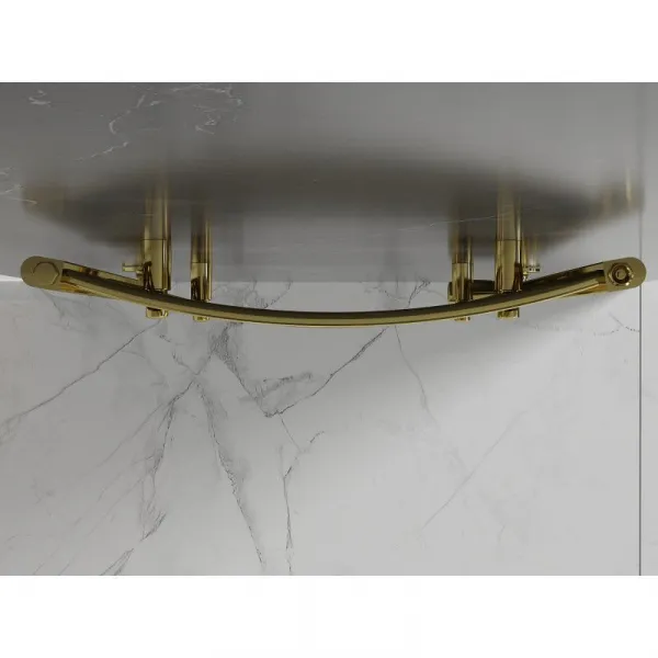 MEXEN - Helios vykurovací rebrík/radiátor 1800 x 600 mm, 786 W, zlatá W103-1800-600-00-50