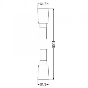 MEXEN/S - Uno DR33 sprchová zostava podomietková, chróm 71435DR33-00