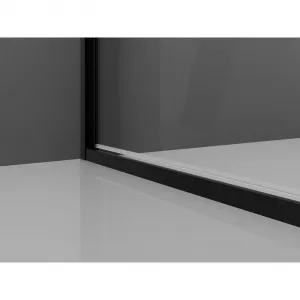 MEXEN - Exo sprchové dvere krídlové 100, transparent, čierna 814-100-000-70-00