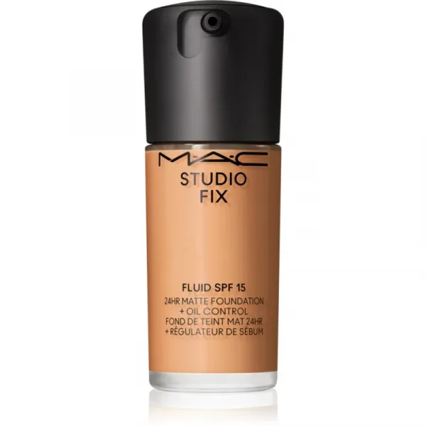 MAC Cosmetics Studio Fix Fluid SPF 15 24HR Matte Foundation + Oil Control zmatňujúci make-up SPF 15 odtieň NC41 30 ml