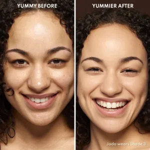 Danessa Myricks Beauty Yummy Skin Blurring Balm Powder kompaktný krémový make-up odtieň 3 - Light With Neutral Undertones 18 g
