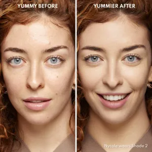 Danessa Myricks Beauty Yummy Skin Blurring Balm Powder kompaktný krémový make-up odtieň 2 - Light With Golden Undertones 18 g