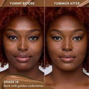 Danessa Myricks Beauty Yummy Skin Lift & Flex Concealer tekutý korektor s matným efektom odtieň 14 - Dark With Golden Undertones 8.4 ml