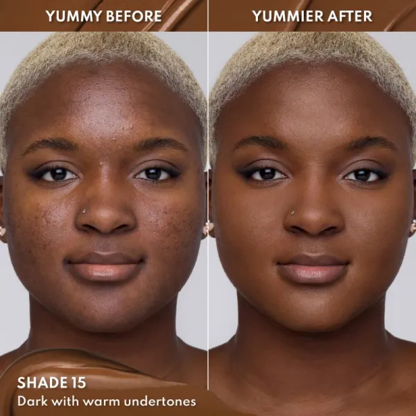 Danessa Myricks Beauty Yummy Skin Lift & Flex Concealer tekutý korektor s matným efektom odtieň 15 - Dark With Warm Undertones 8.4 ml