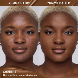 Danessa Myricks Beauty Yummy Skin Lift & Flex Concealer tekutý korektor s matným efektom odtieň 15 - Dark With Warm Undertones 8.4 ml
