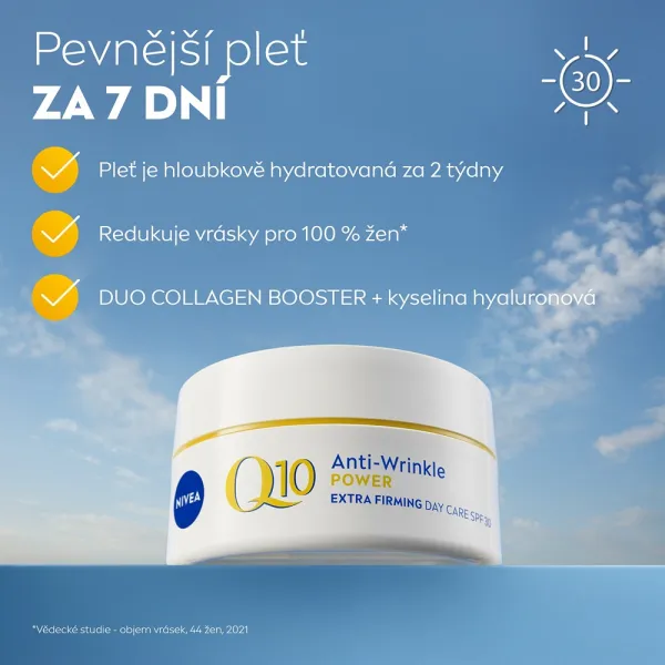 Nivea Q10 Power Spevňujúci denný krém proti vráskam OF 30 50 ml