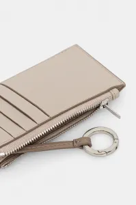 Calvin Klein FOIL LOGO TOP ZIP CARDCASE Dámska peňaženka, lososová, veľkosť