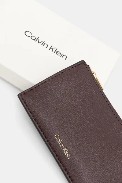 Calvin Klein FOIL LOGO MEDIUM ZIP AROUND Dámska peňaženka, lososová, veľkosť