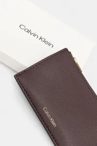 Calvin Klein FOIL LOGO MEDIUM ZIP AROUND Dámska peňaženka, lososová, veľkosť