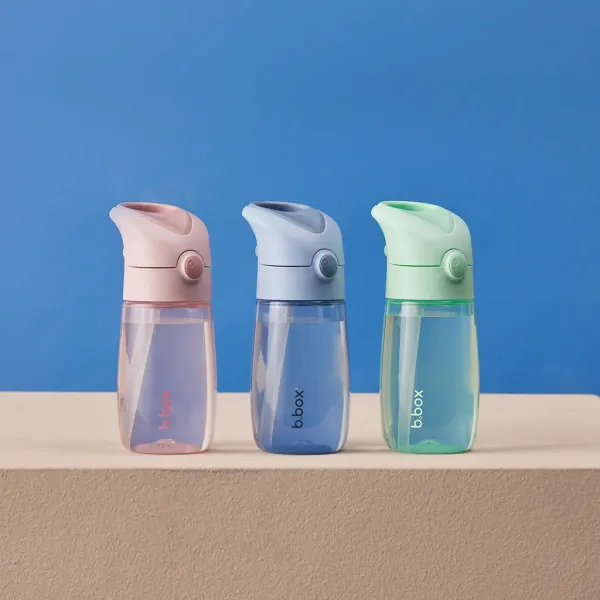 Fľaša na pitie so slamkou Junior 380 ml - spearmint