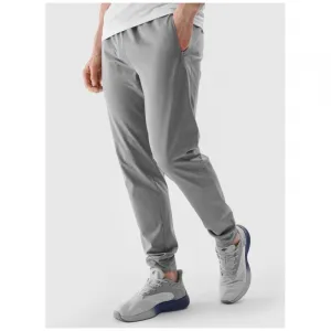 Pánske tepláky 4F TROUSERS FNK-WSS25TFTRM0835-25M-GREY MELANGE