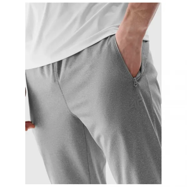 Pánske tepláky 4F TROUSERS FNK-WSS25TFTRM0835-25M-GREY MELANGE