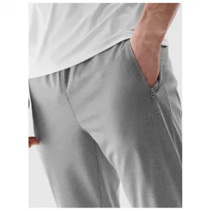 Pánske tepláky 4F TROUSERS FNK-WSS25TFTRM0835-25M-GREY MELANGE