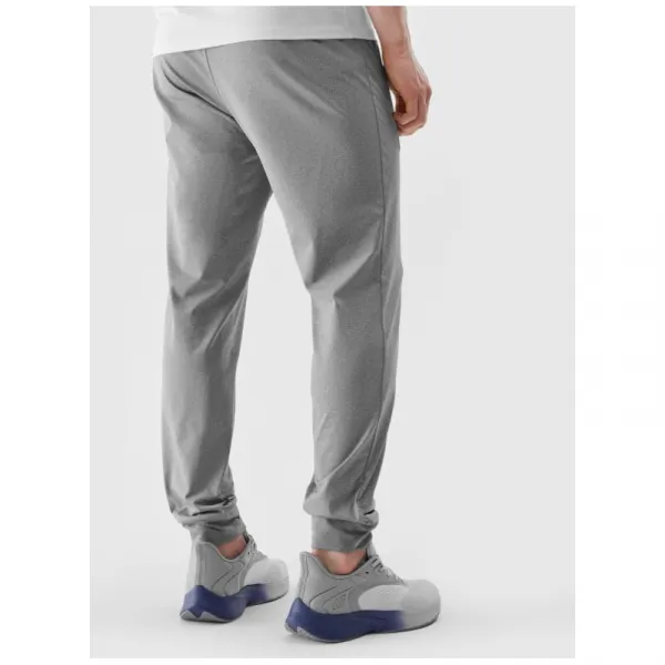 Pánske tepláky 4F TROUSERS FNK-WSS25TFTRM0835-25M-GREY MELANGE