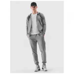 Pánske tepláky 4F TROUSERS FNK-WSS25TFTRM0835-25M-GREY MELANGE