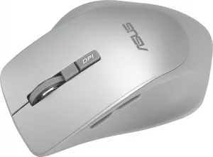 ASUS WT425/Ergonomická/Optická/Pro praváky/1 600 DPI/Bezdrátové USB/Stříbrná