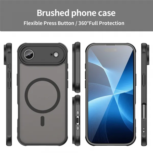 Techsuit HaloFrost II MagSafe, iPhone Air, čierny