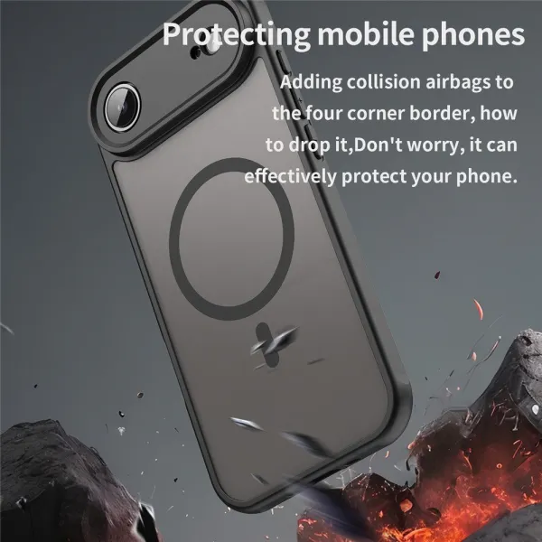 Techsuit HaloFrost II MagSafe, iPhone Air, čierny