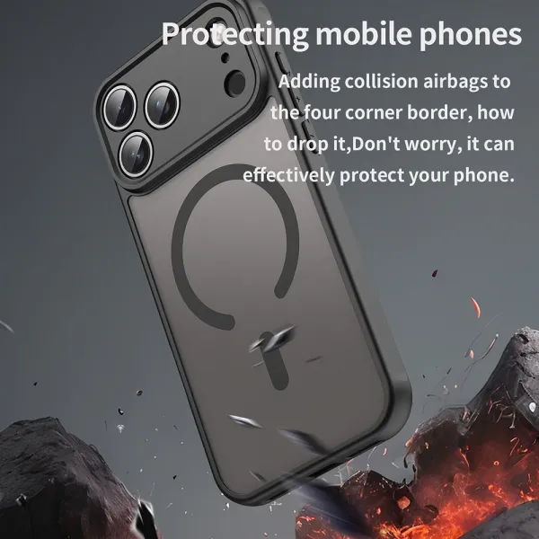 Techsuit HaloFrost II MagSafe, iPhone 17 Pro, čierne