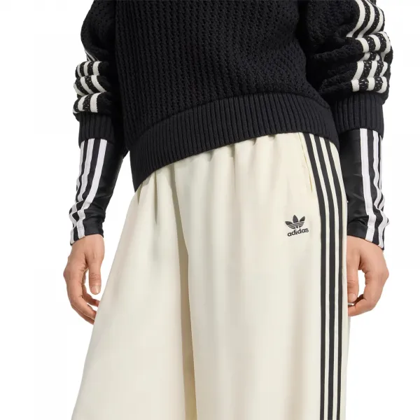 adidas Adicolor Satin Wide Leg W "Cream White" (KD2542)