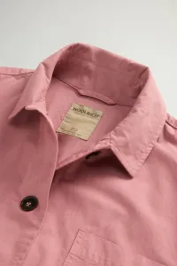 Košeľa Woolrich Gabardine Overshirt Withered Rose