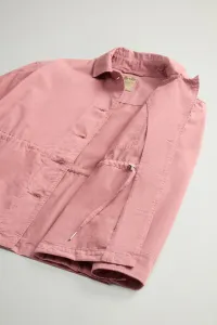 Košeľa Woolrich Gabardine Overshirt Withered Rose