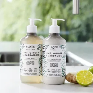 I Love Naturals Lime, Ginger & Cardamom tekuté mydlo na ruky 500 ml