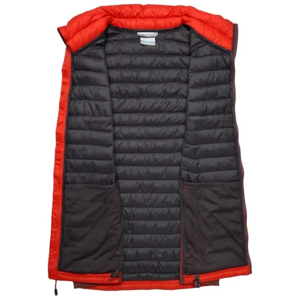 Columbia POWDER PASS VEST Pánska vesta, červená, veľkosť