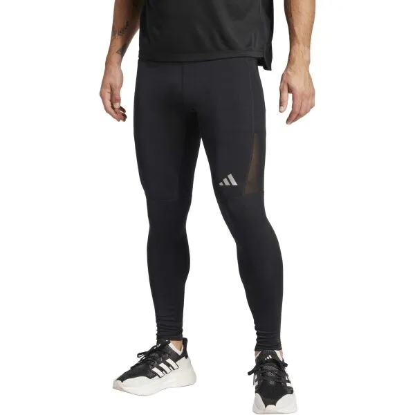 adidas RUN IT TIGHT Pánske bežecké legíny, čierna, veľkosť