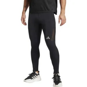 adidas RUN IT TIGHT Pánske bežecké legíny, čierna, veľkosť
