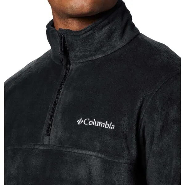 Columbia STEENS MOUNTAIN HALF ZIP Pánska mikina, čierna, veľkosť