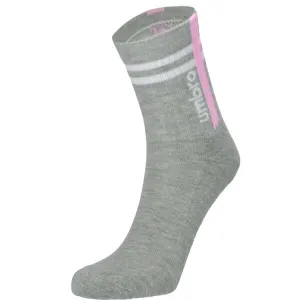 Umbro STRIPED SPORTS SOCKS JNR - 3 PACK Detské  ponožky, sivá, veľkosť 28-31