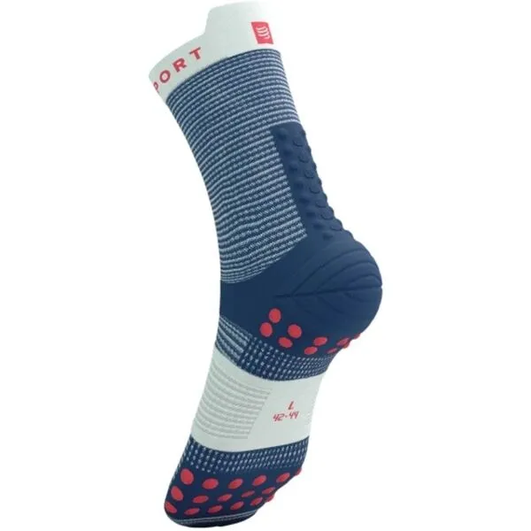 Compressport PRO RACING SOCK v4.0 RUN HIGH Bežecké ponožky, modrá, veľkosť