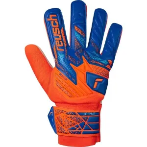 Reusch ATTRAKT STARTER SOLID JUNIOR Detské brankárske rukavice, oranžová, veľkosť