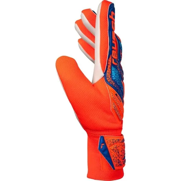 Reusch ATTRAKT STARTER SOLID JUNIOR Detské brankárske rukavice, oranžová, veľkosť