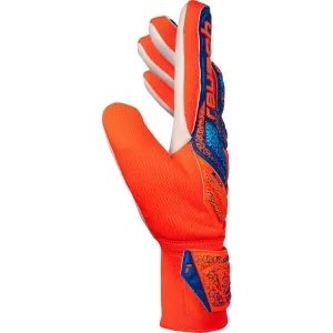 Reusch ATTRAKT STARTER SOLID JUNIOR Detské brankárske rukavice, oranžová, veľkosť