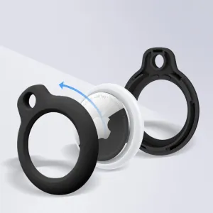 Tech-Protect Rough kryt na Apple AirTag 2ks, čierny