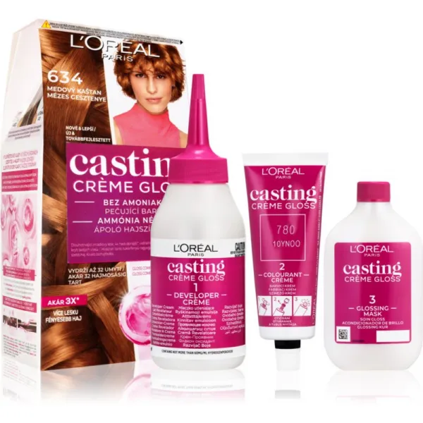 L’Oréal Paris Casting Creme Gloss farba na vlasy odtieň 634 Miel Marron 1 ks