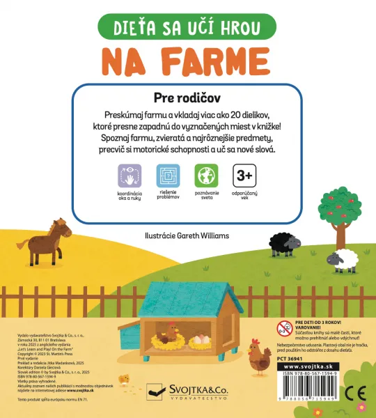 Dieťa sa učí hrou Na farme