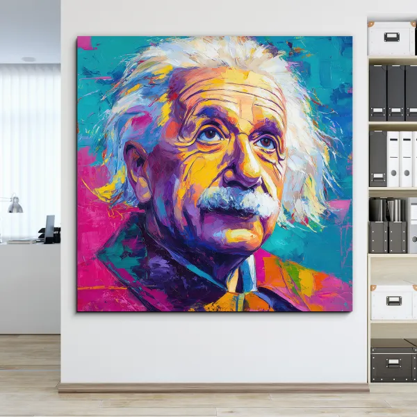 Pop art obraz - Albert Einstein