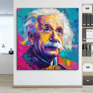 Pop art obraz - Albert Einstein