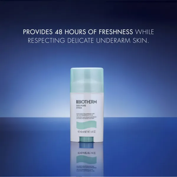 Biotherm Deo Pure Stick Anti-transpirant tuhý antiperspitant pre citlivú pokožku 40 ml