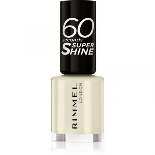 Rimmel 60 Seconds Super Shine lak na nechty odtieň 730 Silver Bullet 8 ml