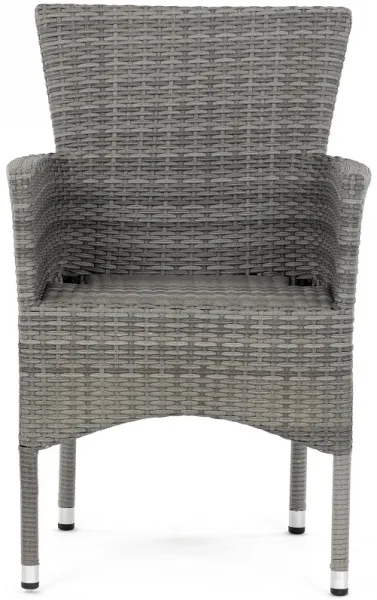 AUTRONIC záhradná stolička AZC-S2118 GREY sivá, polyratan