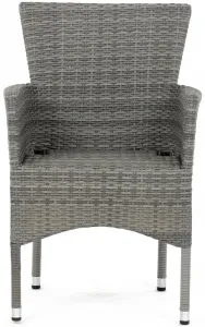 AUTRONIC záhradná stolička AZC-S2118 GREY sivá, polyratan