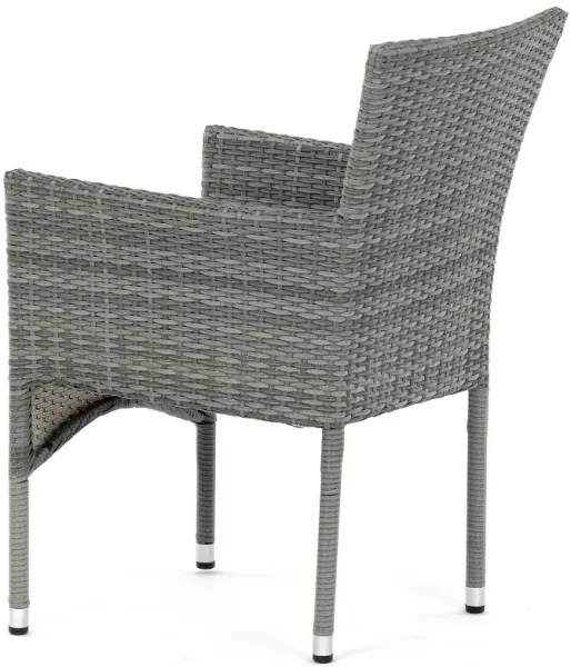 AUTRONIC záhradná stolička AZC-S2118 GREY sivá, polyratan