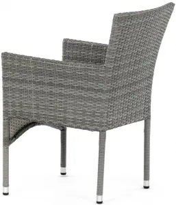 AUTRONIC záhradná stolička AZC-S2118 GREY sivá, polyratan