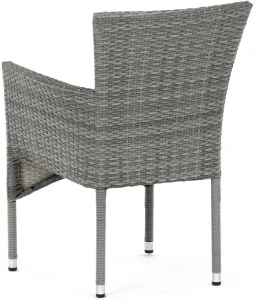 AUTRONIC záhradná stolička AZC-S2118 GREY sivá, polyratan