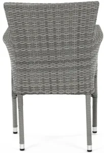 AUTRONIC záhradná stolička AZC-S2118 GREY sivá, polyratan